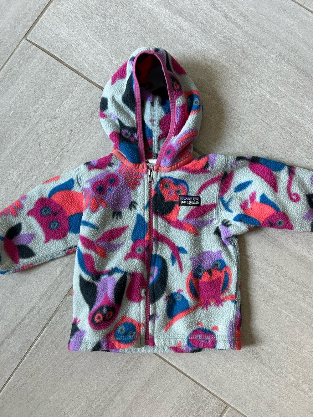 Patagonia Baby Synchilla Cardigan Fleece Jacket Sz 3 months
